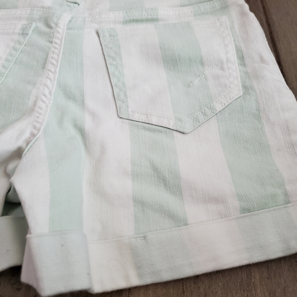 Habitual Girl Mint/White stripe shorts - Picture 4 of 4
